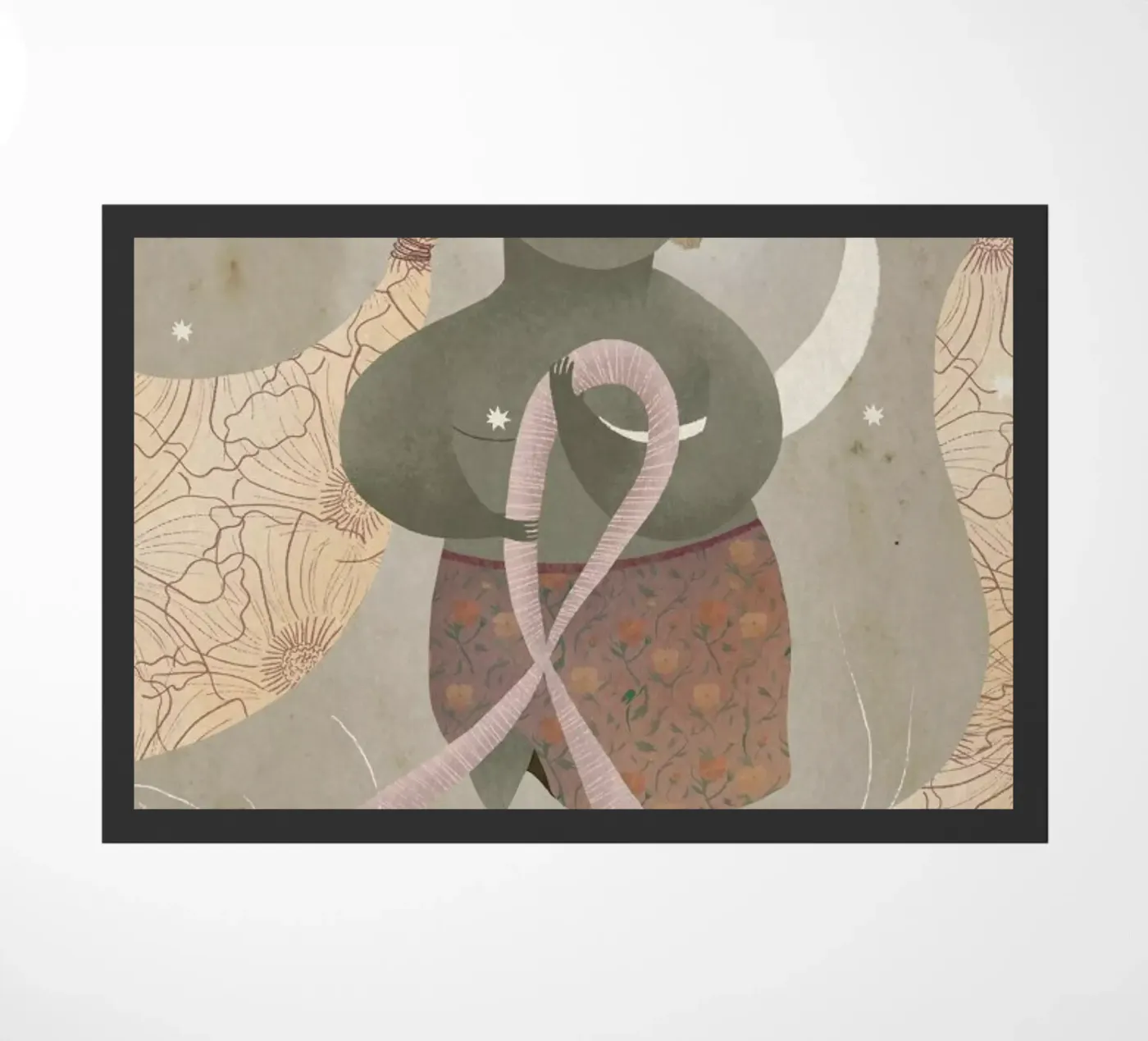 Survivor deurmat van Amalia Restrepo