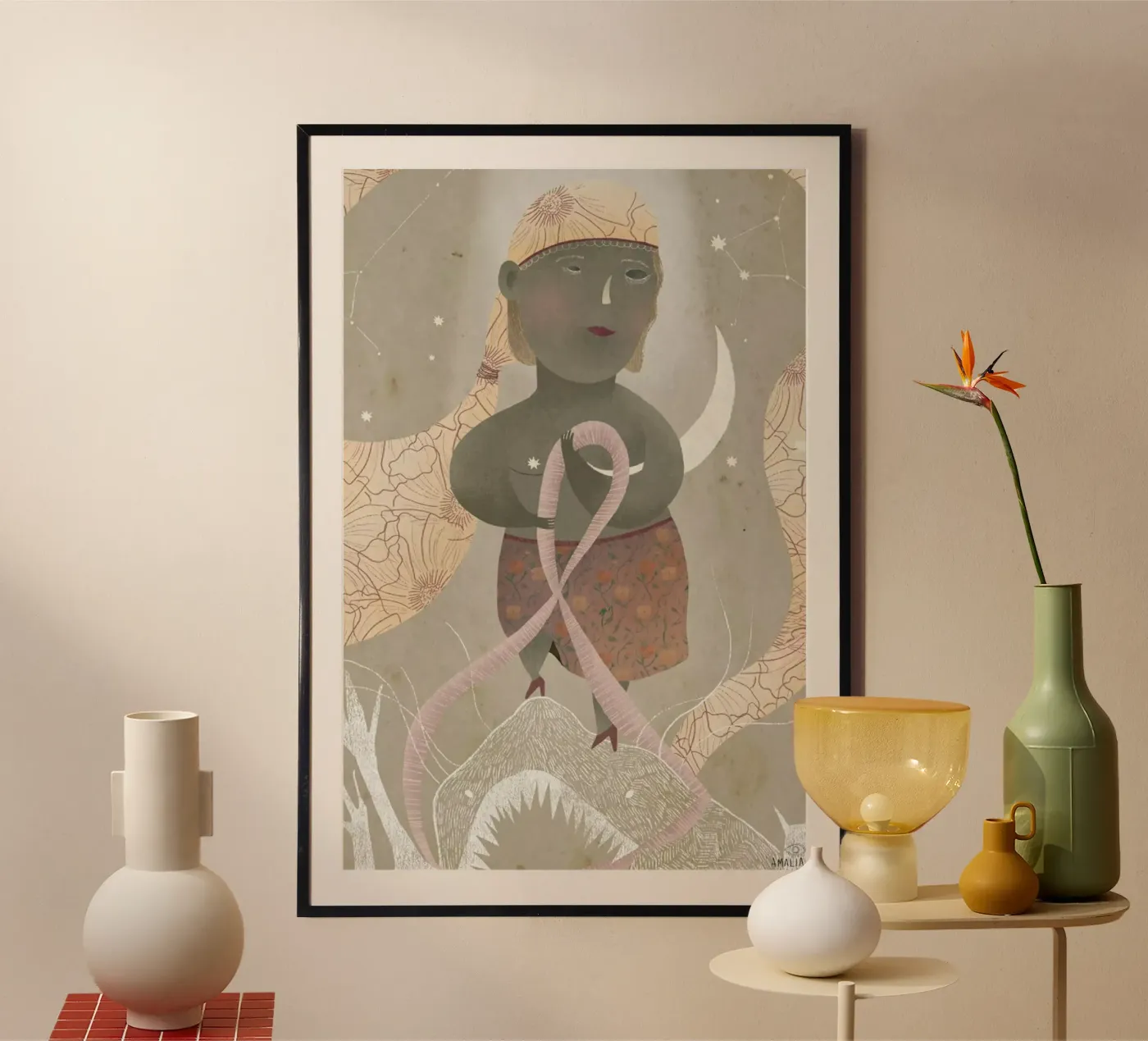 Survivor poster van Amalia Restrepo