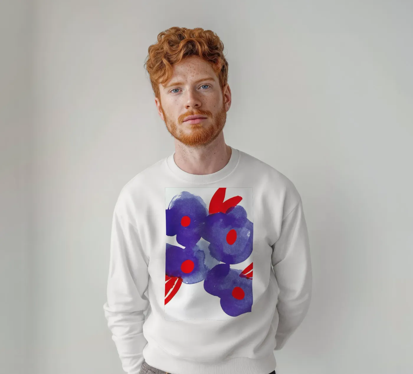 Flowers 006 Sweatshirt von Niina Pechkovskaya