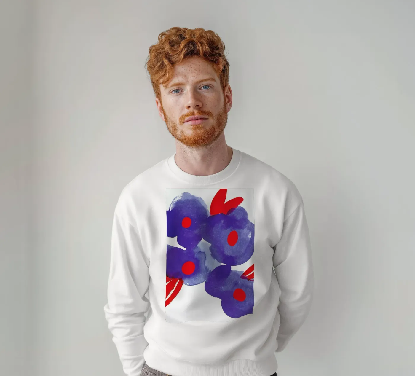 Flowers 006 Sweatshirt von Niina Pechkovskaya