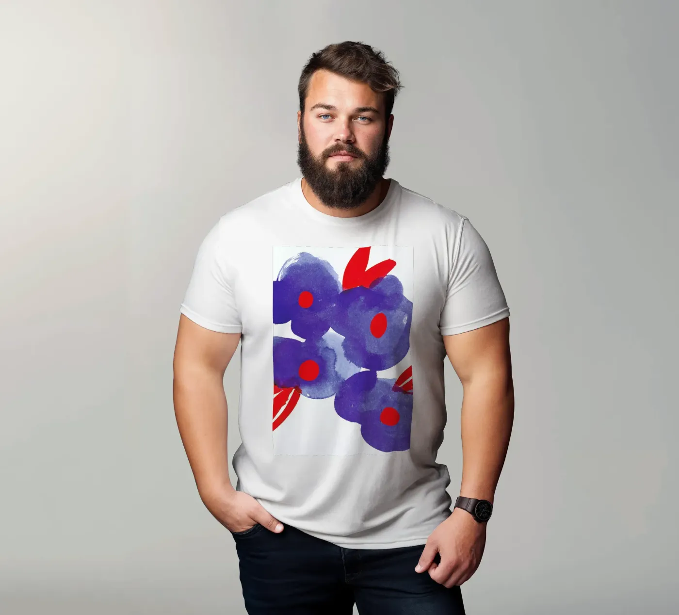 Flowers 006 t-shirt da Niina Pechkovskaya