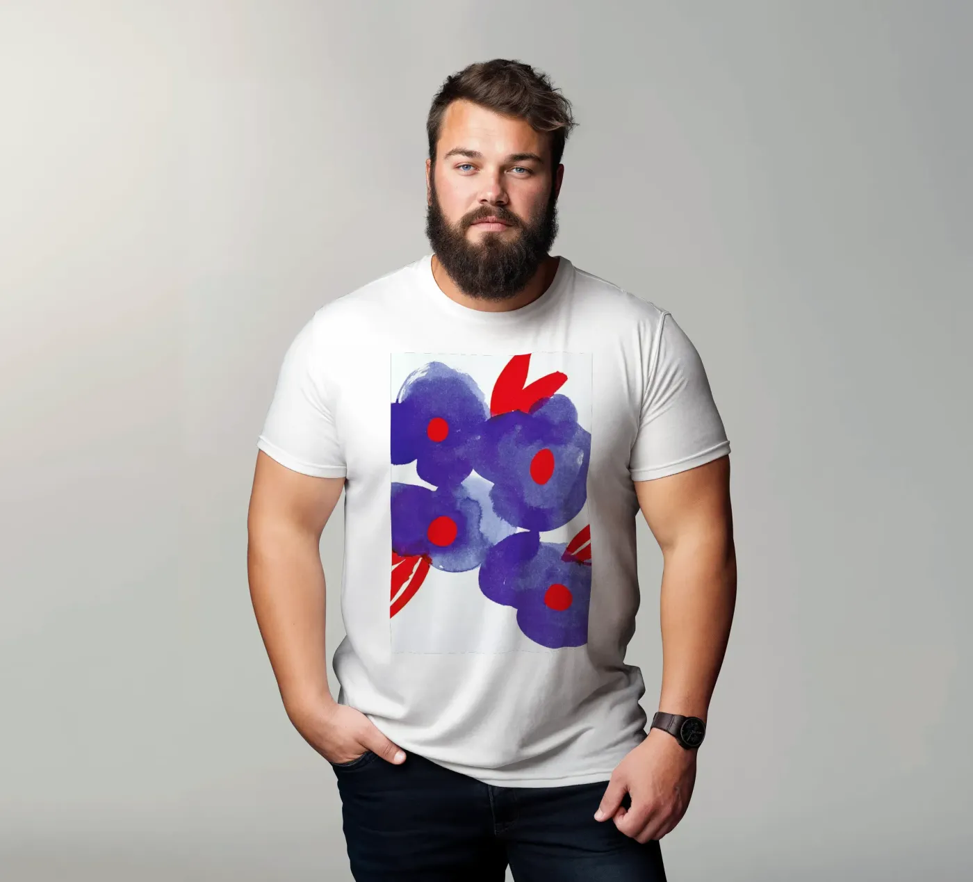 Flowers 006 t-shirt da Niina Pechkovskaya