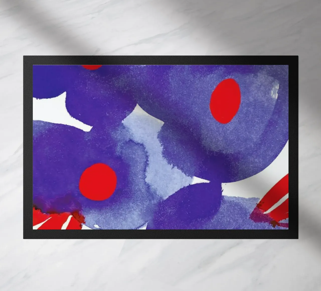 Flowers 006 Fußmatte von Niina Pechkovskaya