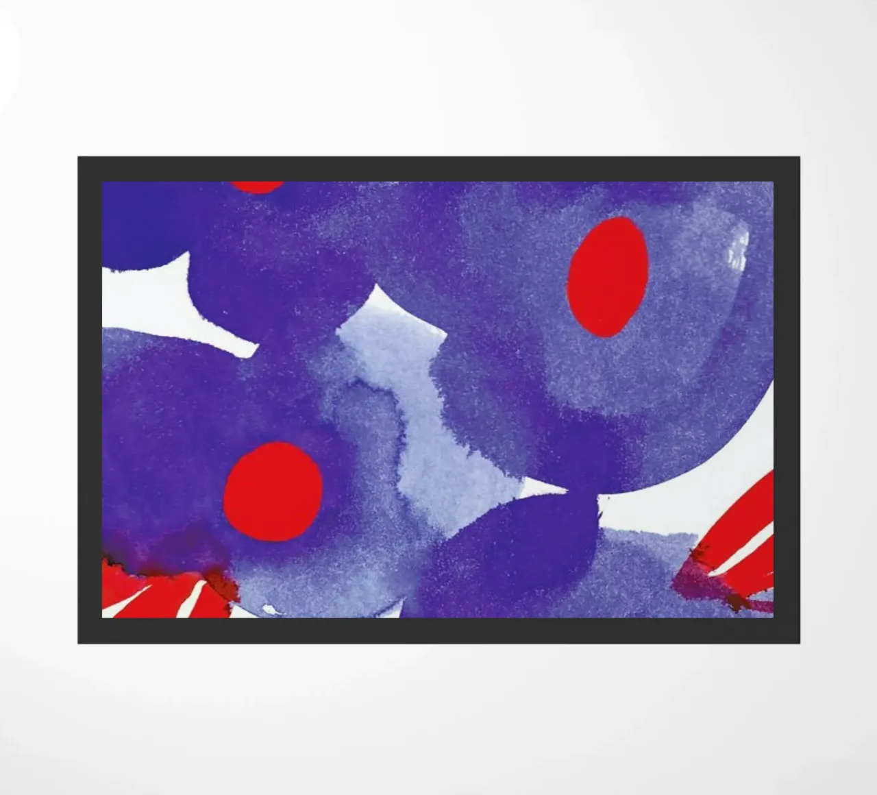 Flowers 006 Fußmatte von Niina Pechkovskaya