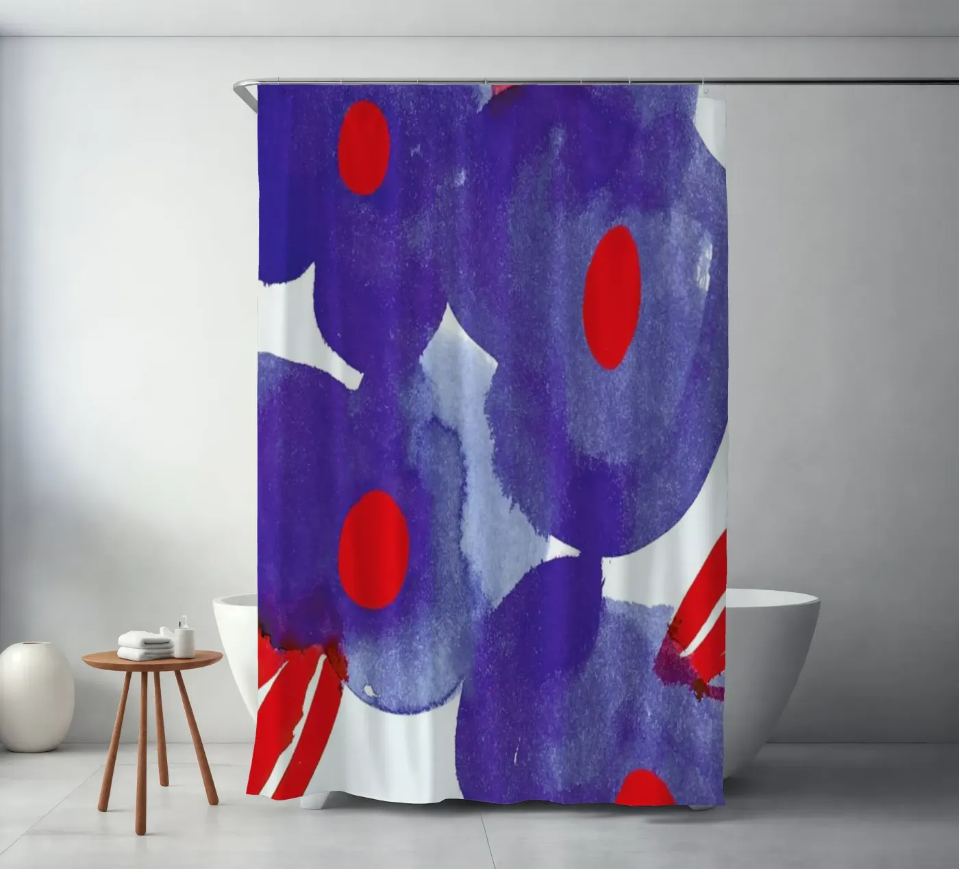 Flowers 006 shower curtain by Niina Pechkovskaya