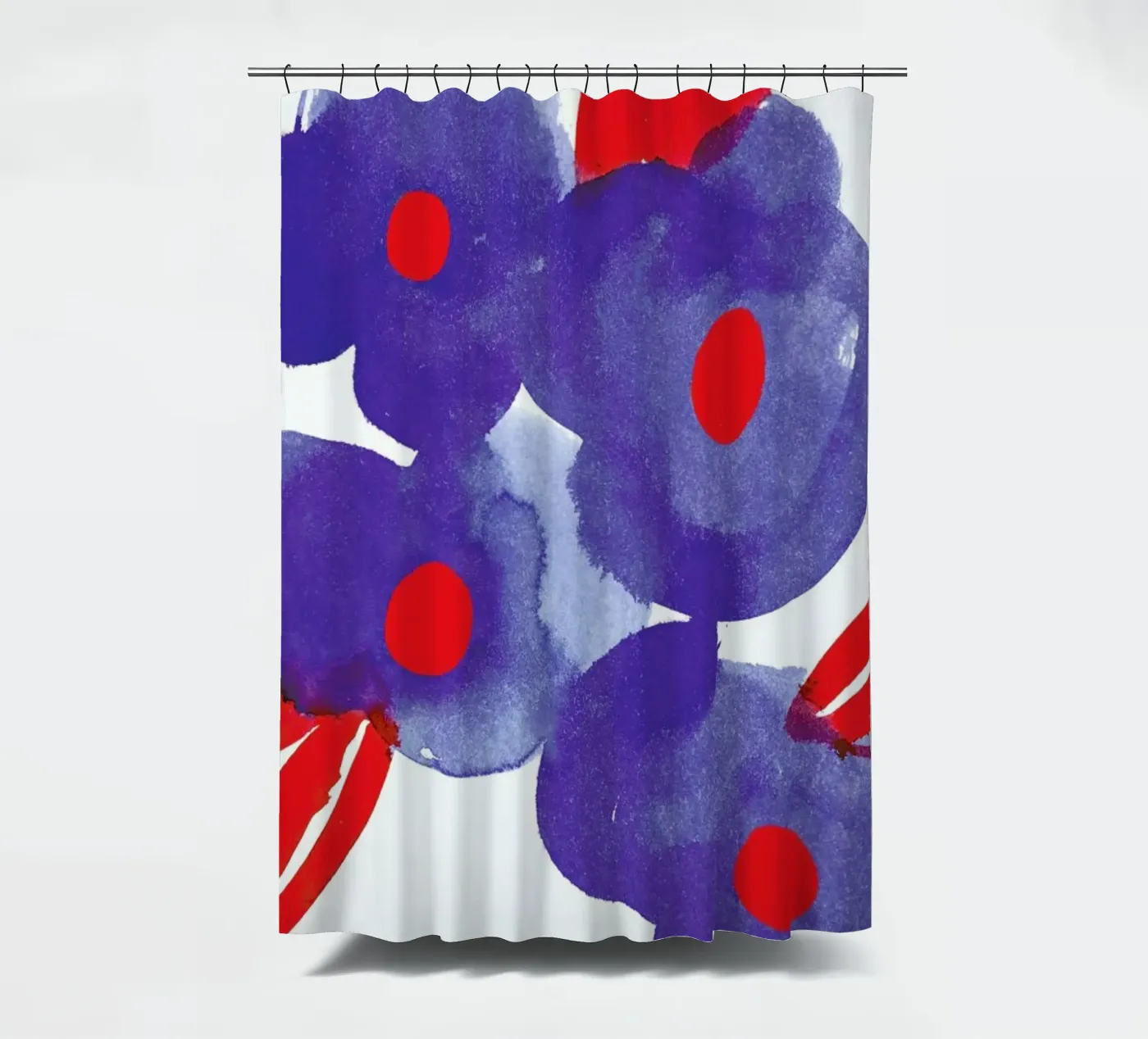 Flowers 006 shower curtain by Niina Pechkovskaya