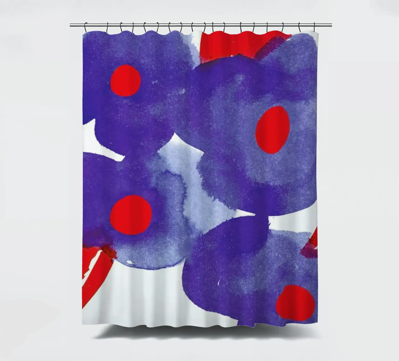 Flowers 006 shower curtain by Niina Pechkovskaya