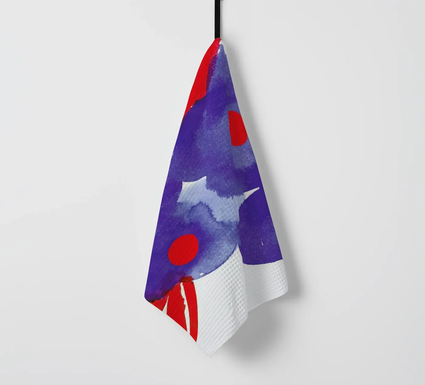 Flowers 006 tea towel by Niina Pechkovskaya
