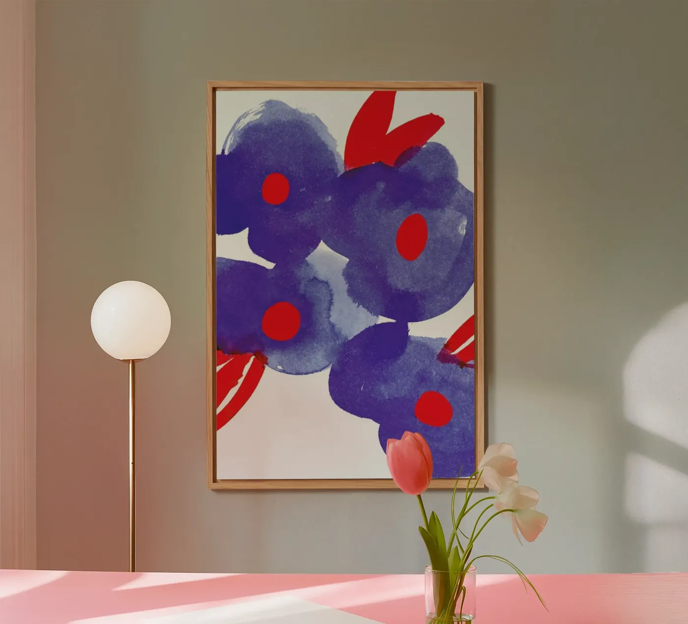 Flowers 006 alu-dibond by Niina Pechkovskaya