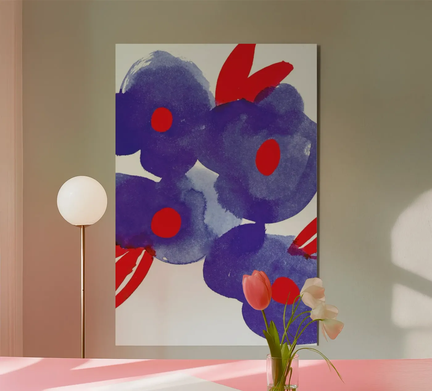 Flowers 006 alu-dibond by Niina Pechkovskaya