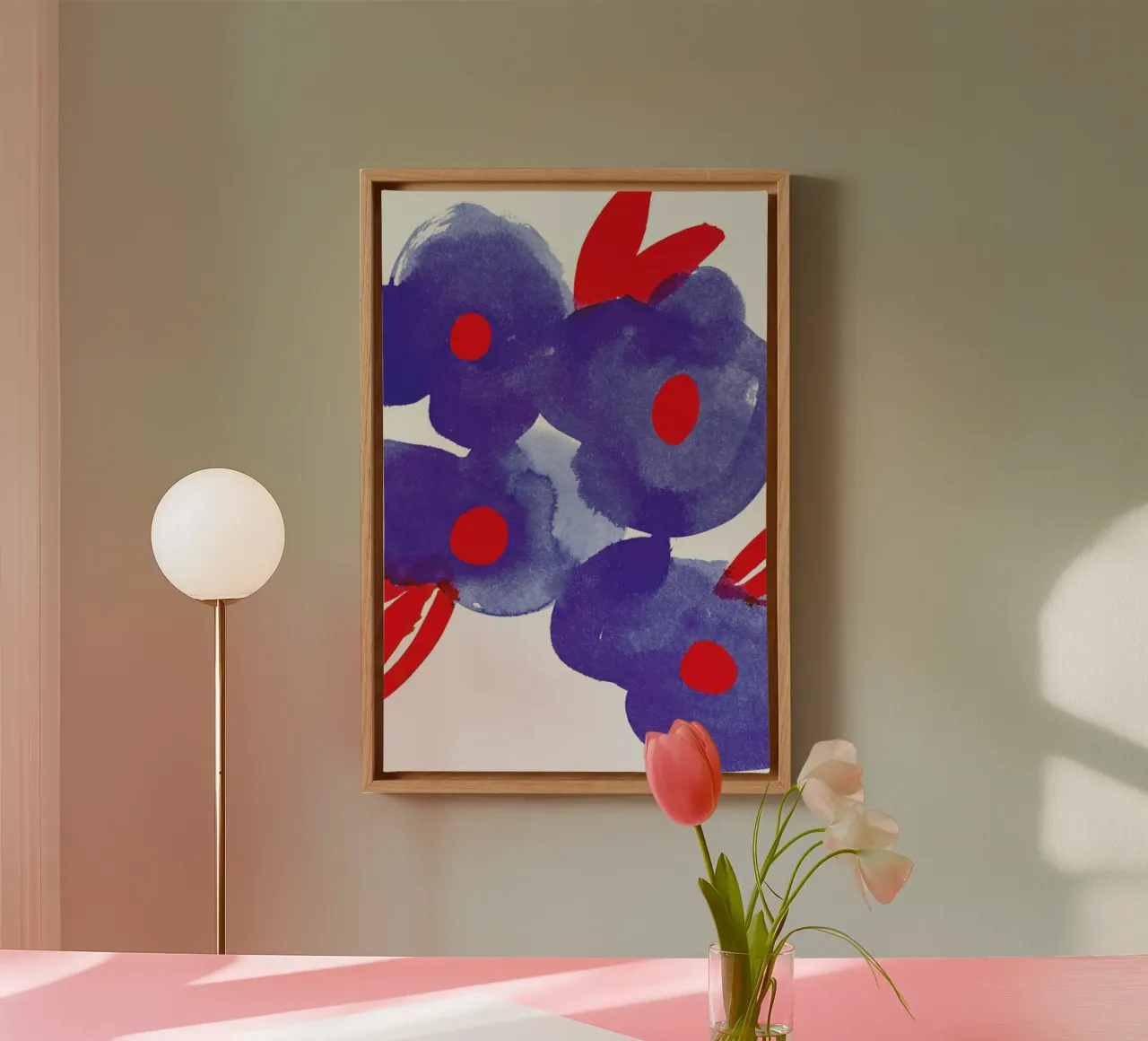 Flowers 006 canvas van Niina Pechkovskaya