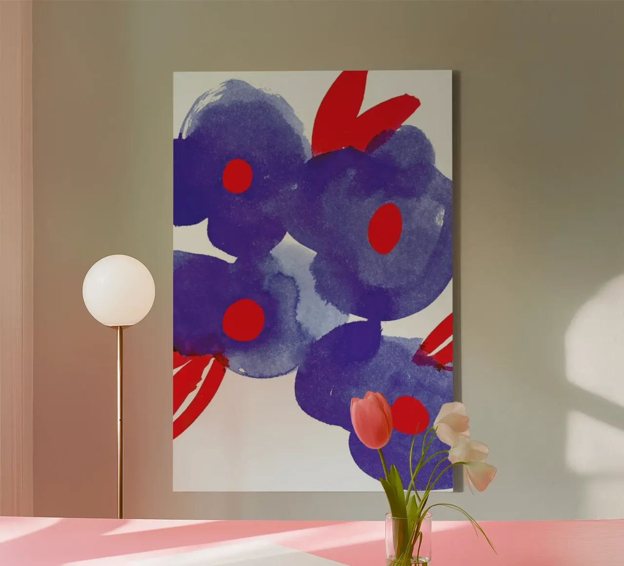 Flowers 006 canvas van Niina Pechkovskaya