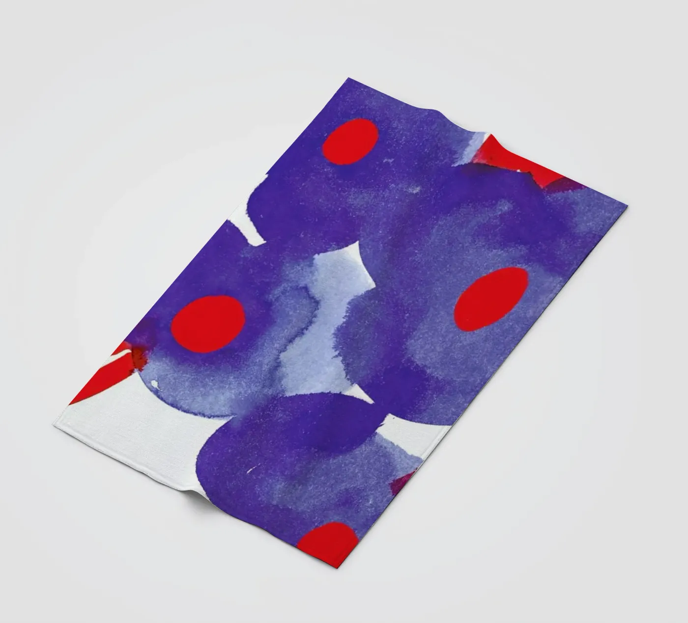 Flowers 006 fleece blanket by Niina Pechkovskaya