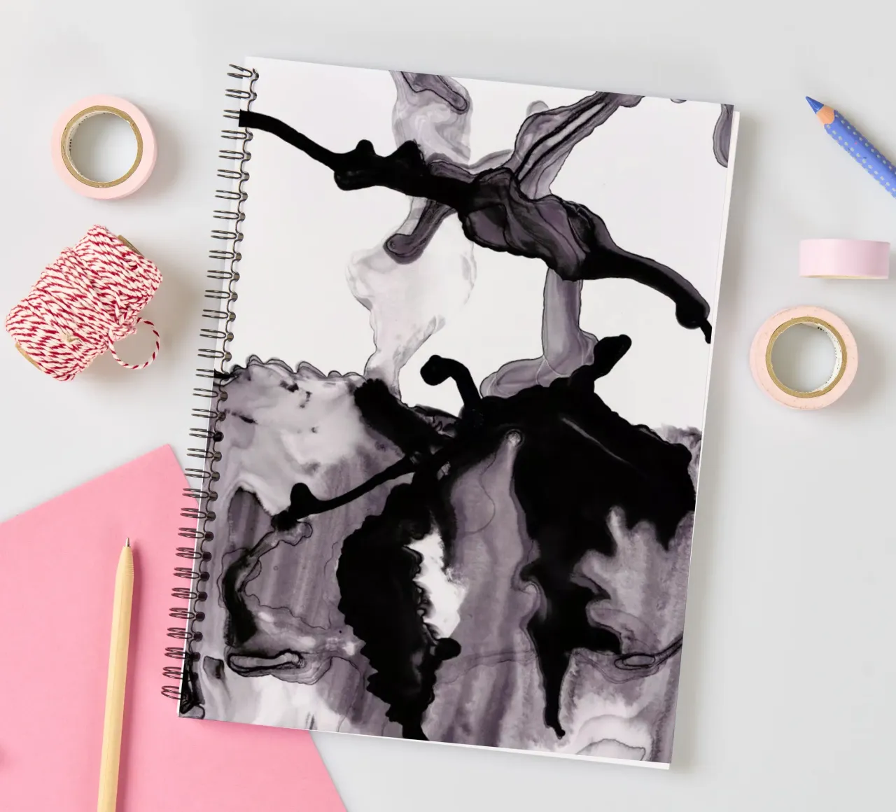 Float 02 spiral notebook by Froilein Juno