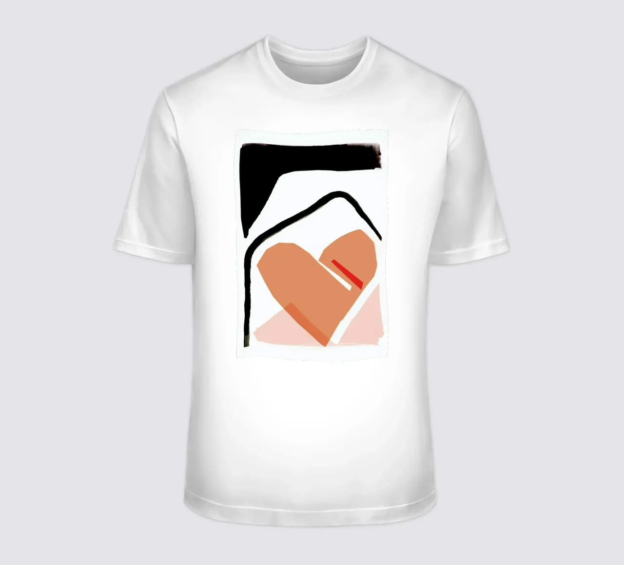 Abstract Love 02 t-shirt by Farina Kuklinski
