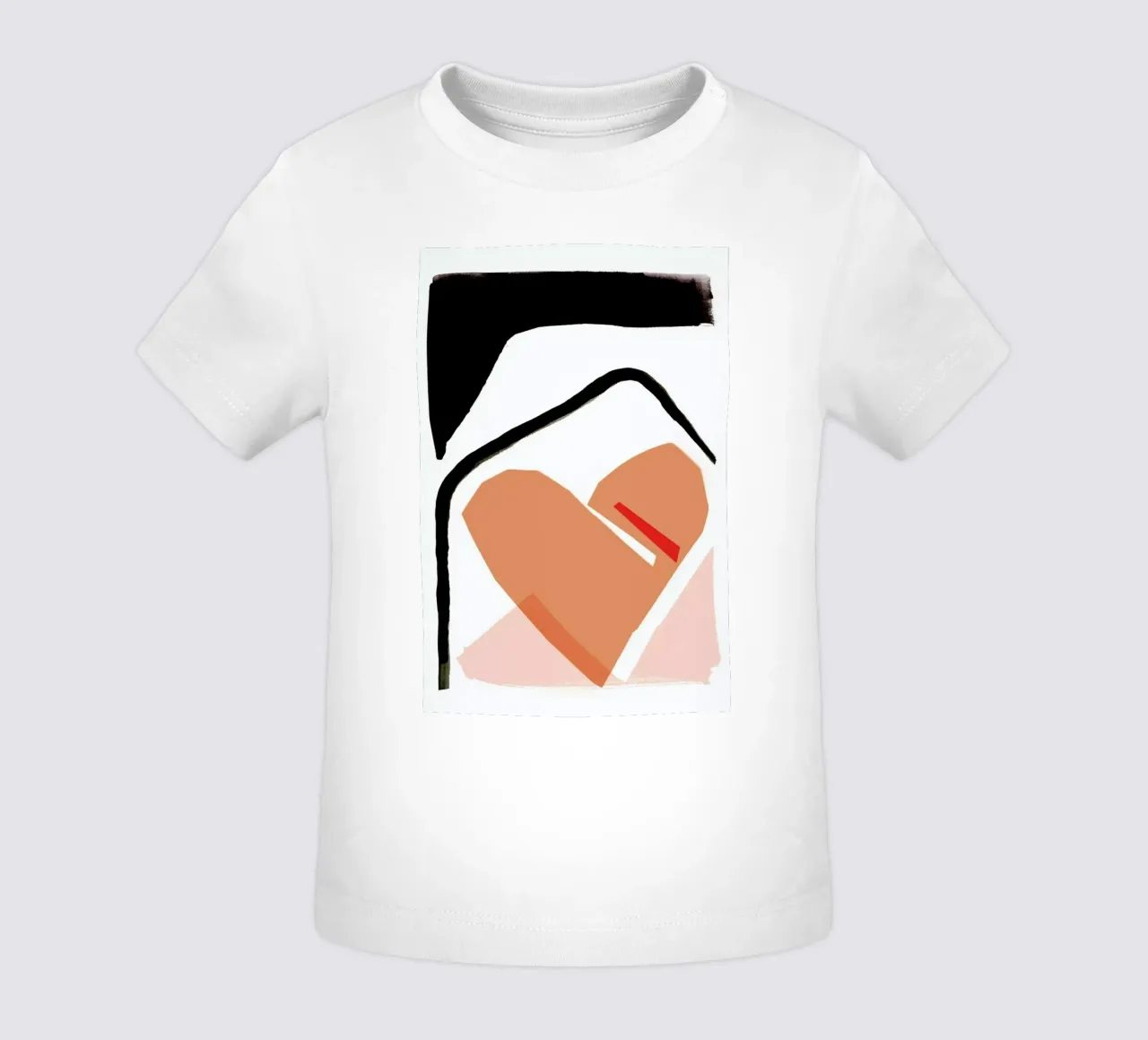 Abstract Love 02 baby t-shirt by Farina Kuklinski