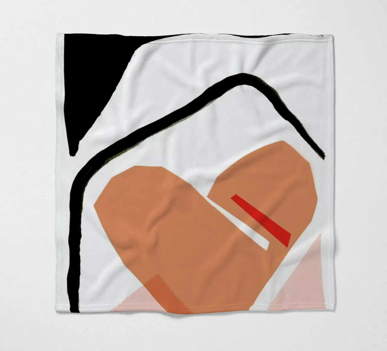 Abstract Love 02 coperta in pile da Farina Kuklinski