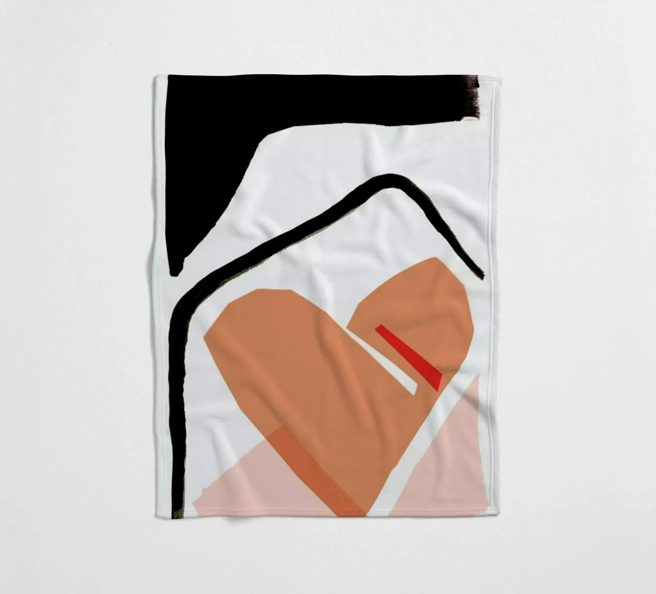Abstract Love 02 coperta in pile da Farina Kuklinski