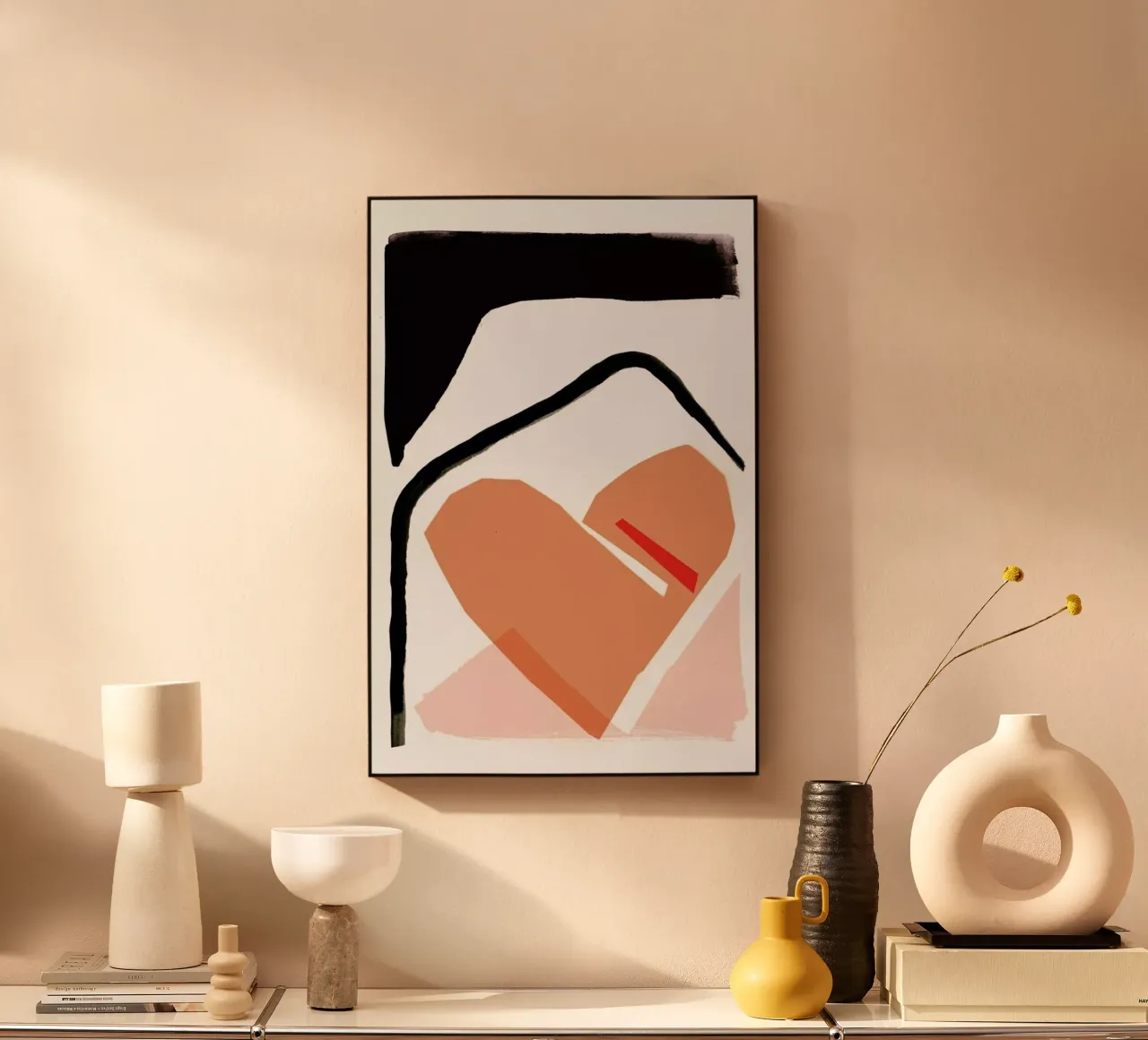 Abstract Love 02 alluminio dibond da Farina Kuklinski
