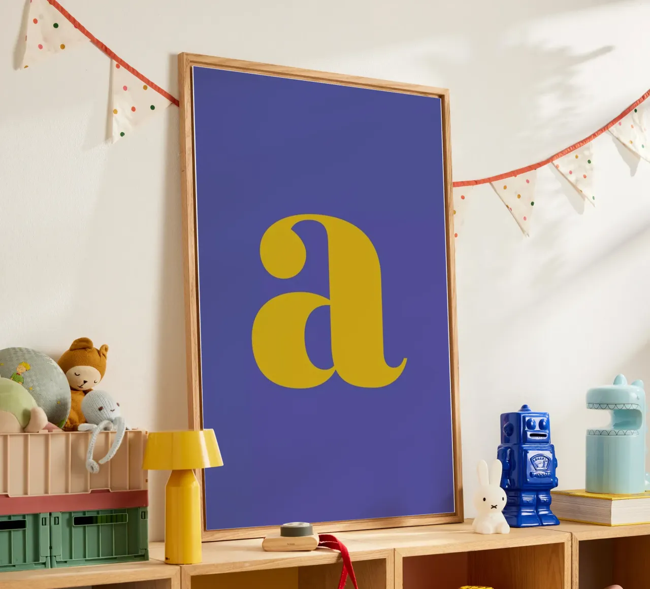 Blue Letter A plexiglass da Studio One