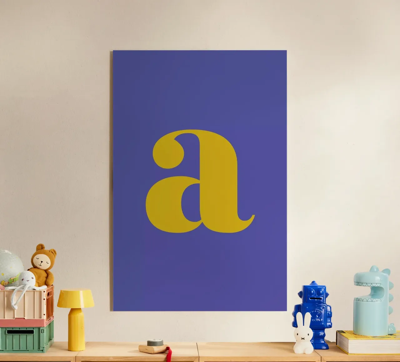 Blue Letter A plexiglass da Studio One