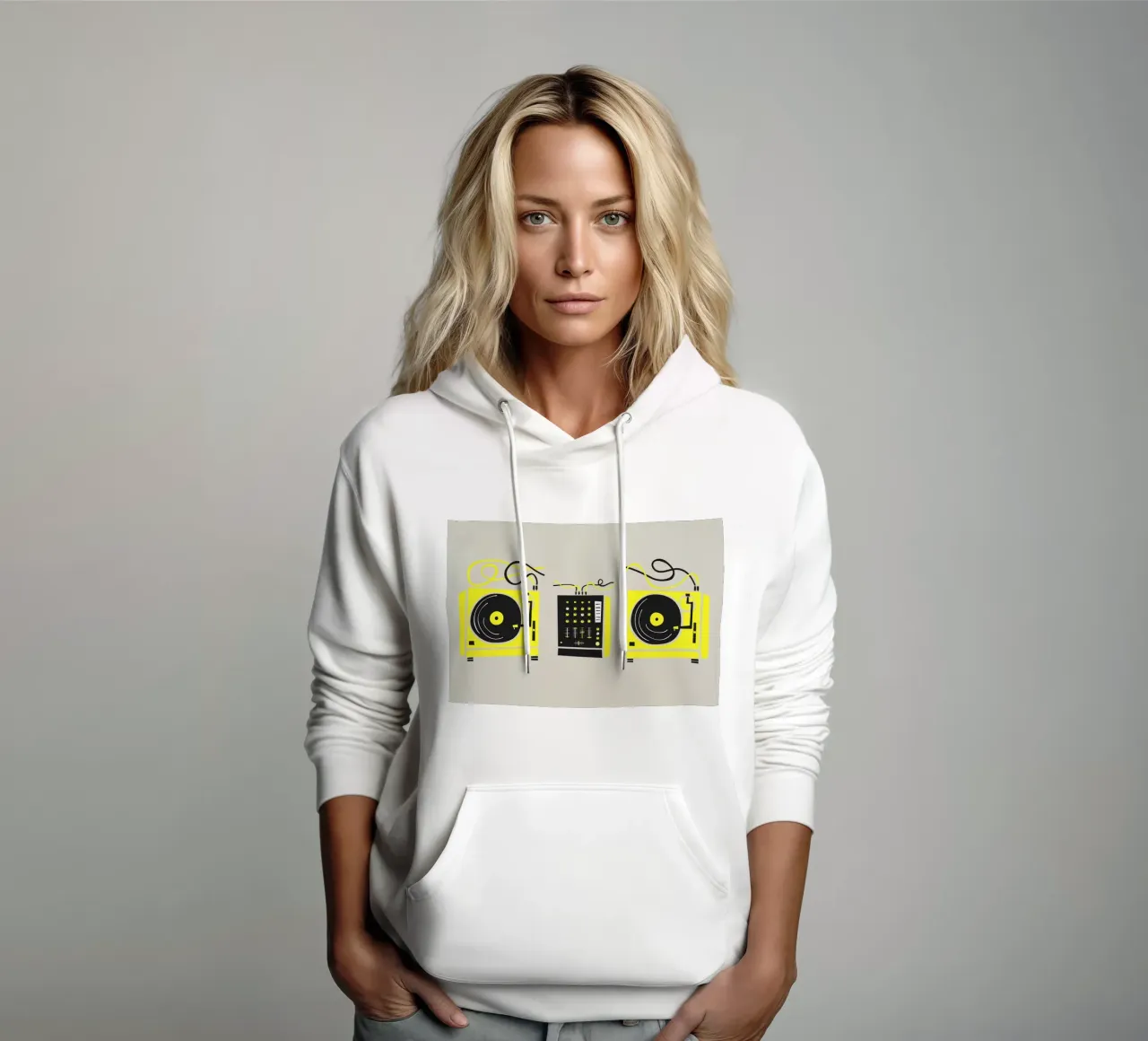 Mazzi per DJ felpa con cappuccio da Fox & Velvet