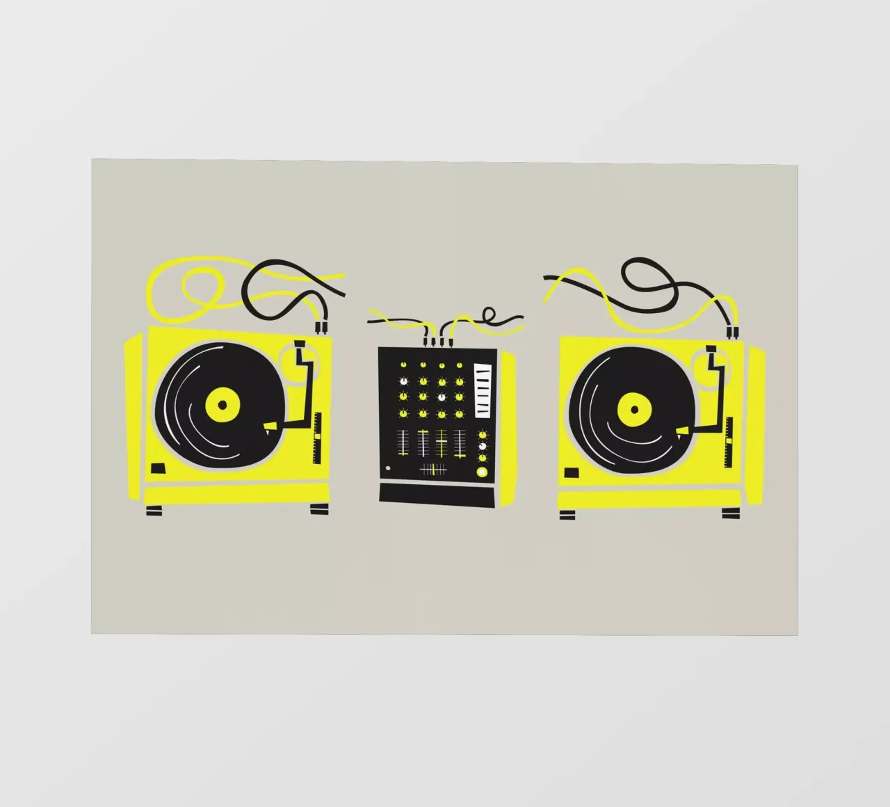 Mazzi per DJ telo in pvc da Fox & Velvet