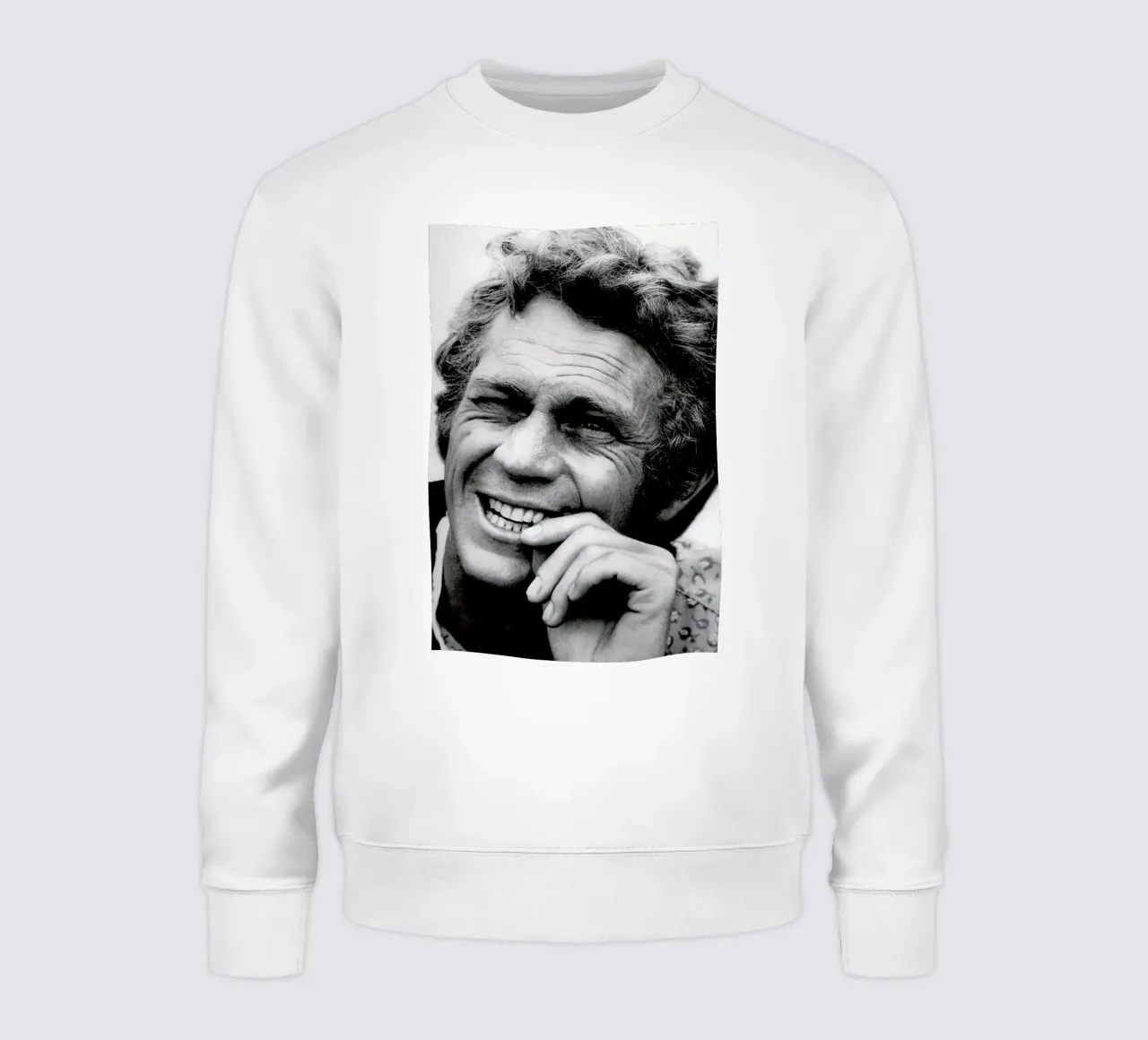 Steve McQueen felpa da Gallery Print and Art Limited
