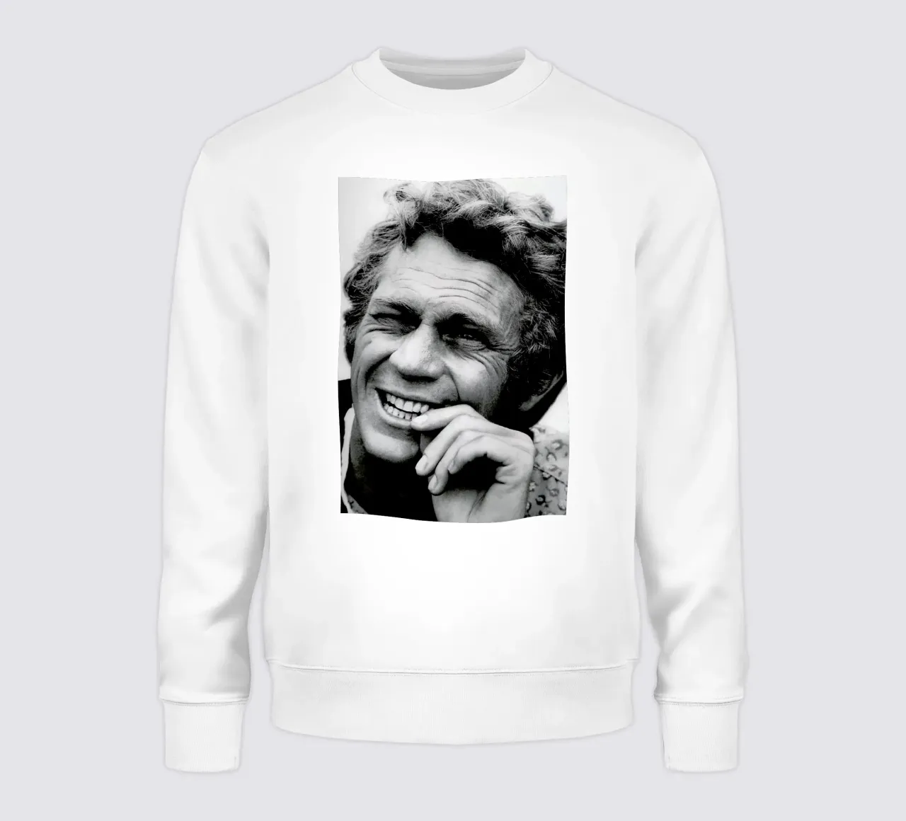 Steve McQueen felpa da Gallery Print and Art Limited