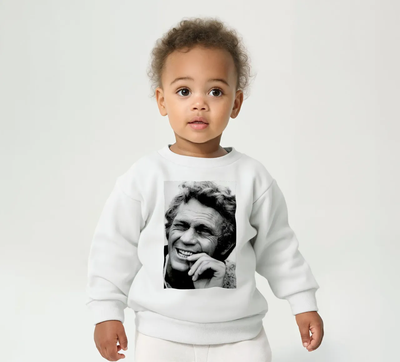 Steve McQueen felpa neonato da Gallery Print and Art Limited