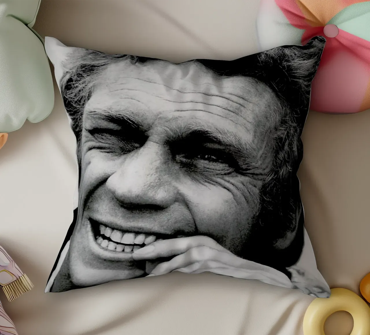 Steve McQueen cuscino da Gallery Print and Art Limited