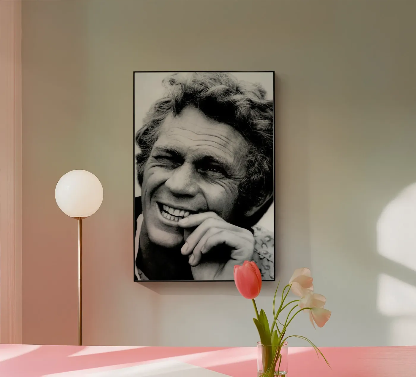 Steve McQueen acryl van Gallery Print and Art Limited
