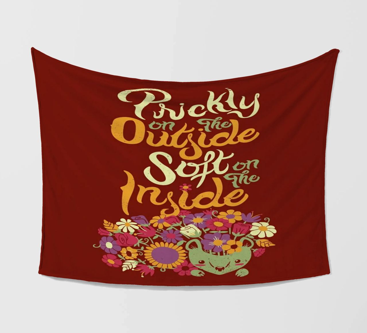 Prickly on the Outside Soft on the i..g flower coperta in pile da Tobe Fonseca