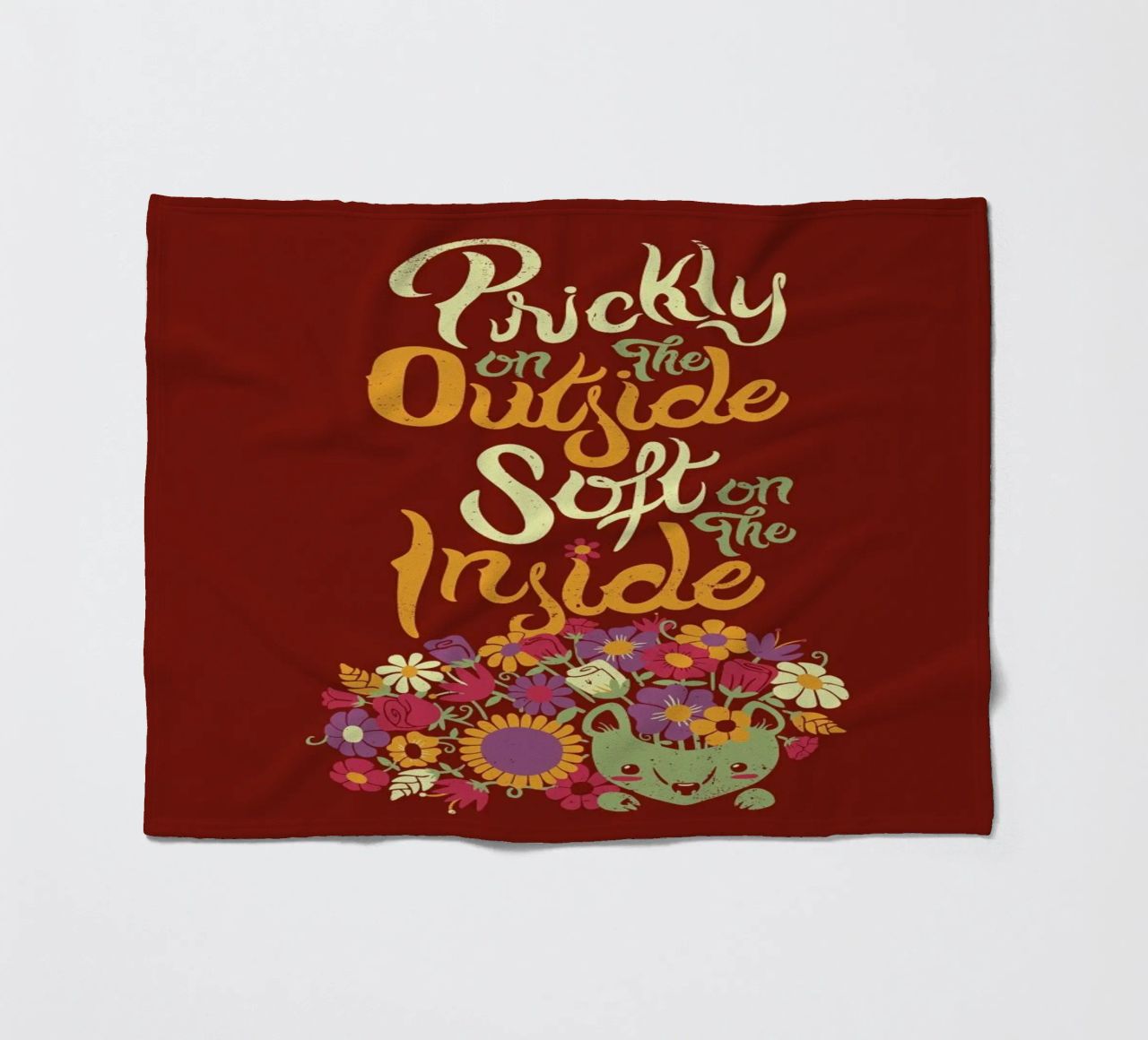 Prickly on the Outside Soft on the i..g flower coperta in pile da Tobe Fonseca
