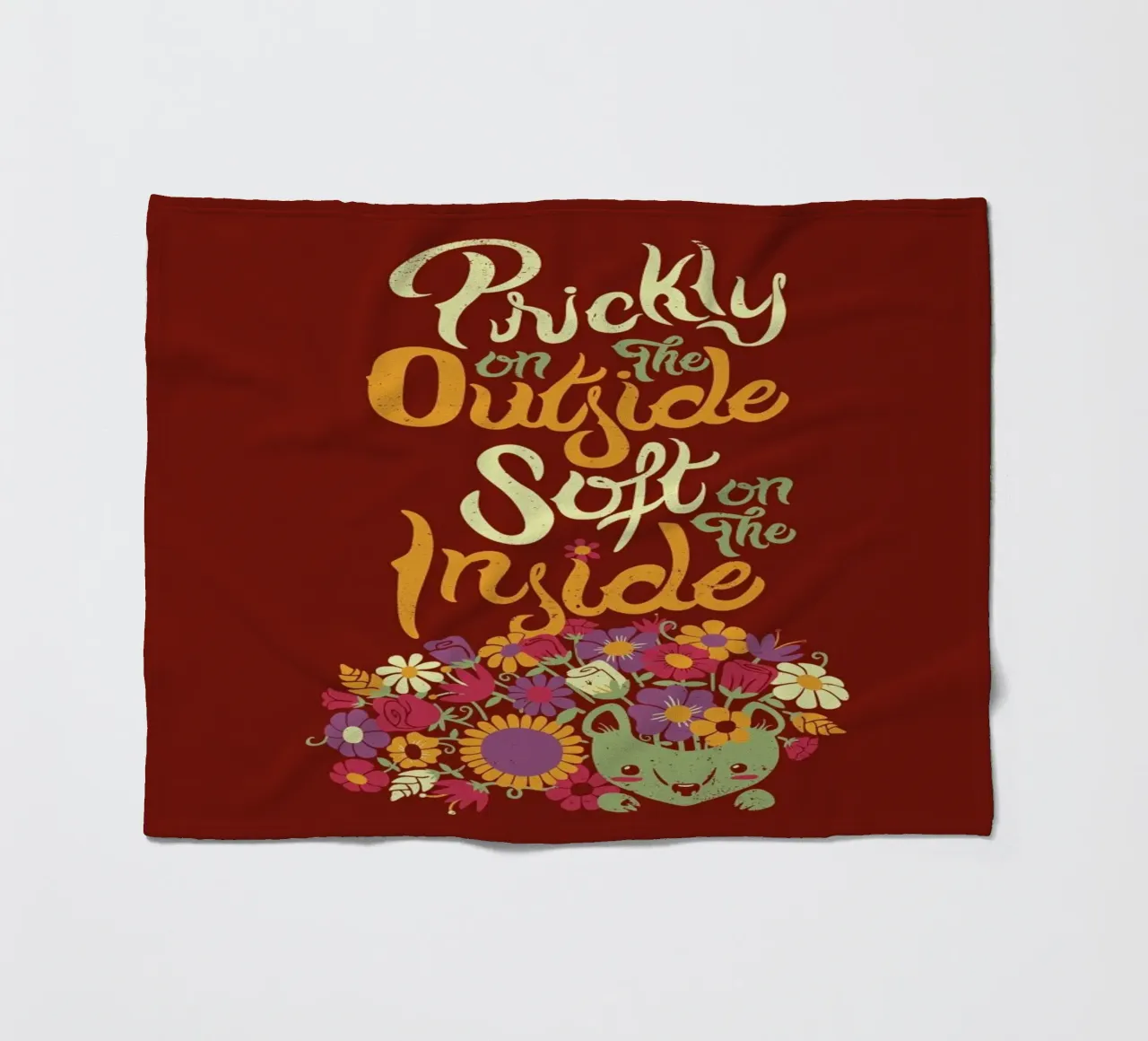Prickly on the Outside Soft on the i..g flower coperta in pile da Tobe Fonseca