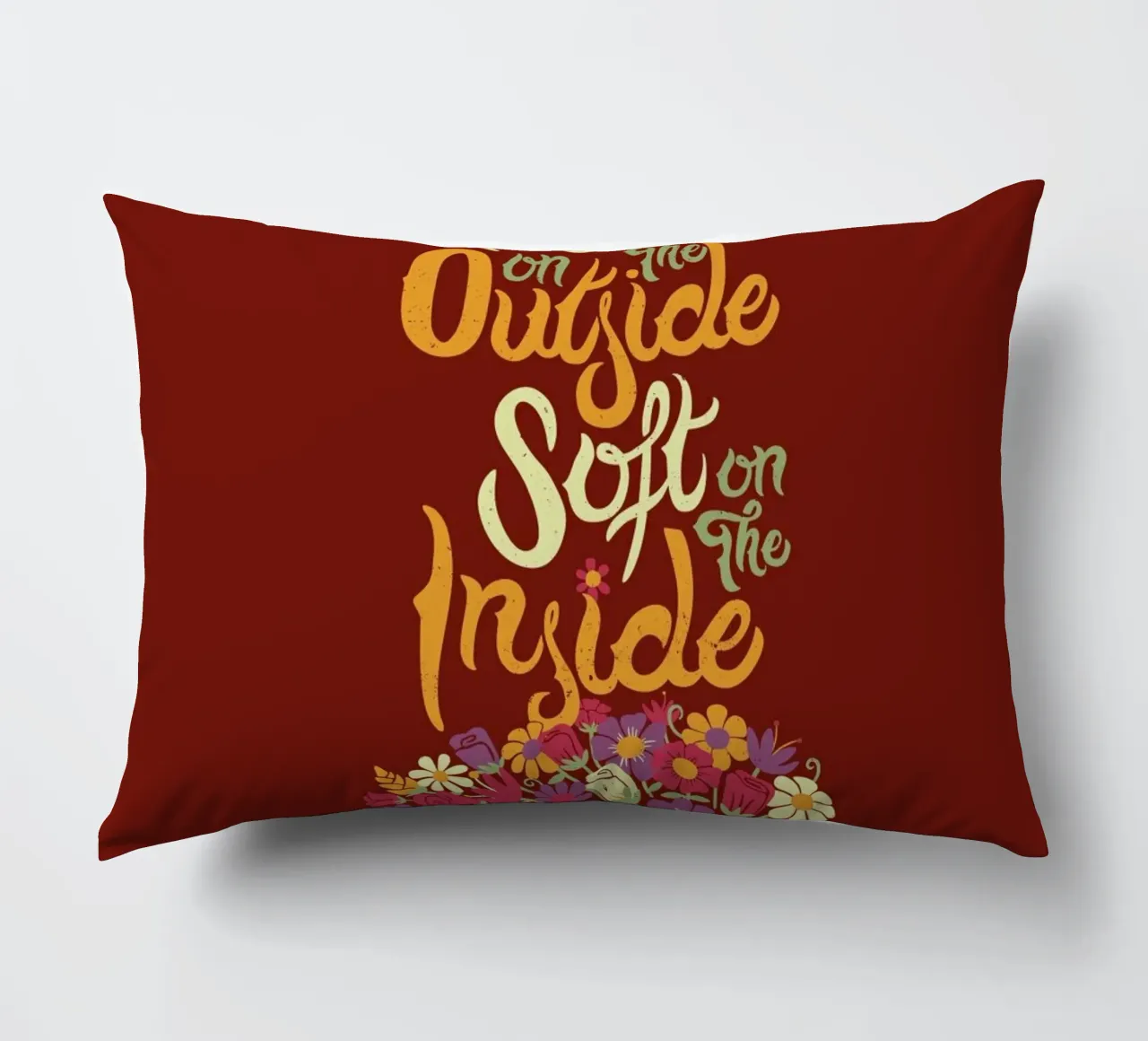 Prickly on the Outside Soft on the i..g flower cuscino da Tobe Fonseca