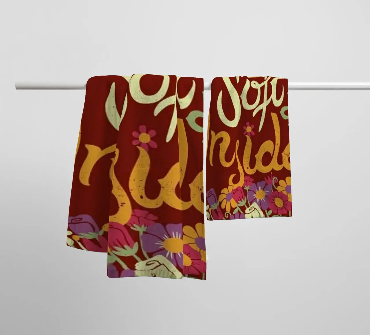 Prickly on the Outside Soft on the i..g flower asciugamano da bagno da Tobe Fonseca