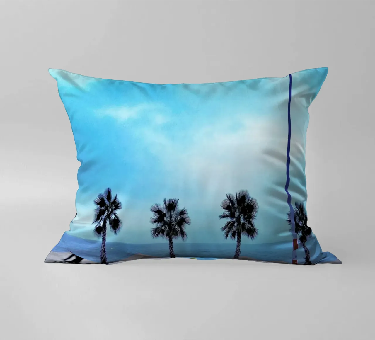 Costa Brava Beach decorative cushion by Maria Sattrup