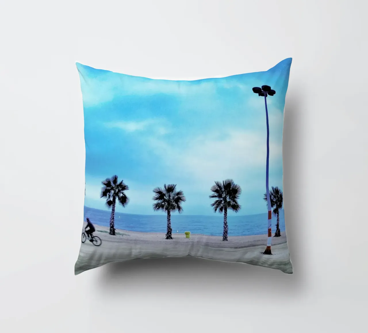 Costa Brava Beach decorative cushion by Maria Sattrup