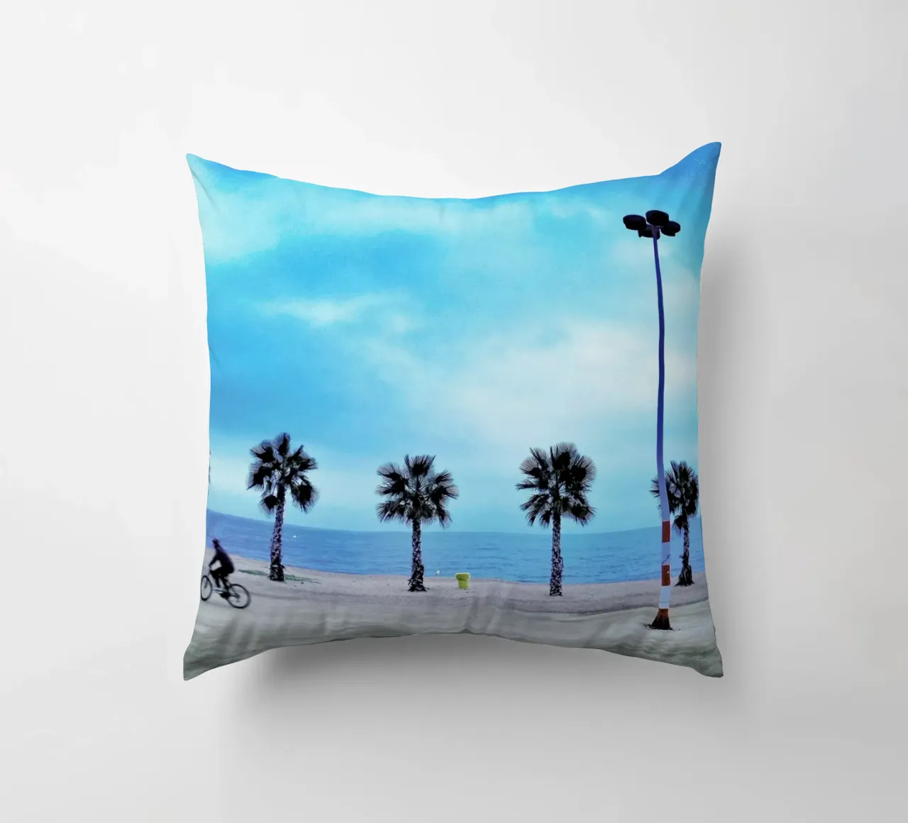 Costa Brava Beach decorative cushion by Maria Sattrup