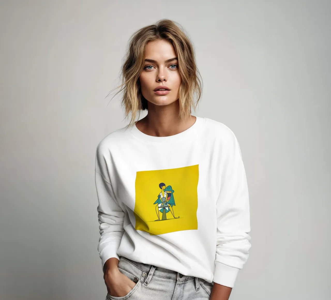 Ghost Sweatshirt von Ale Giorgini