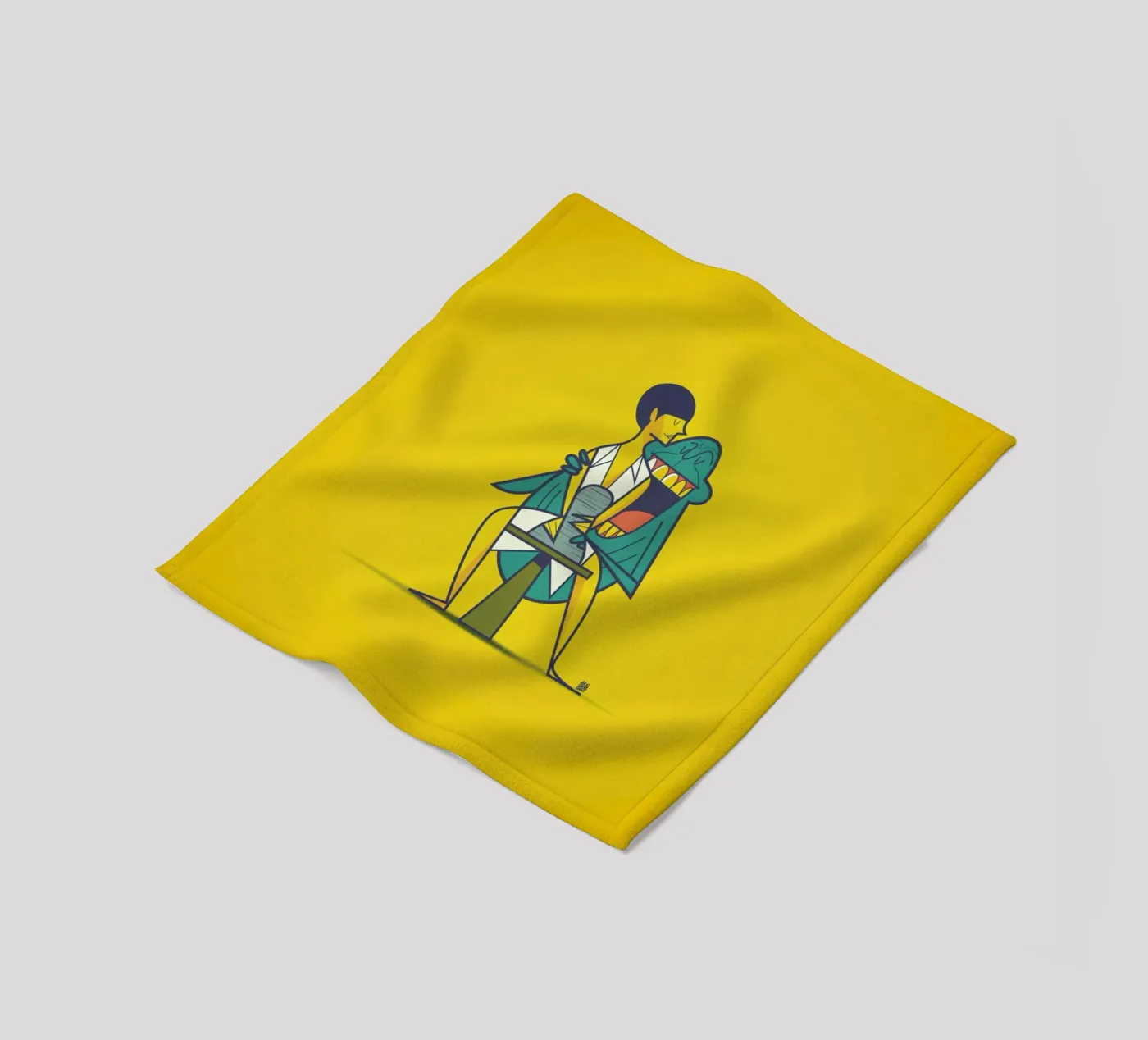 Ghost fleece blanket by Ale Giorgini