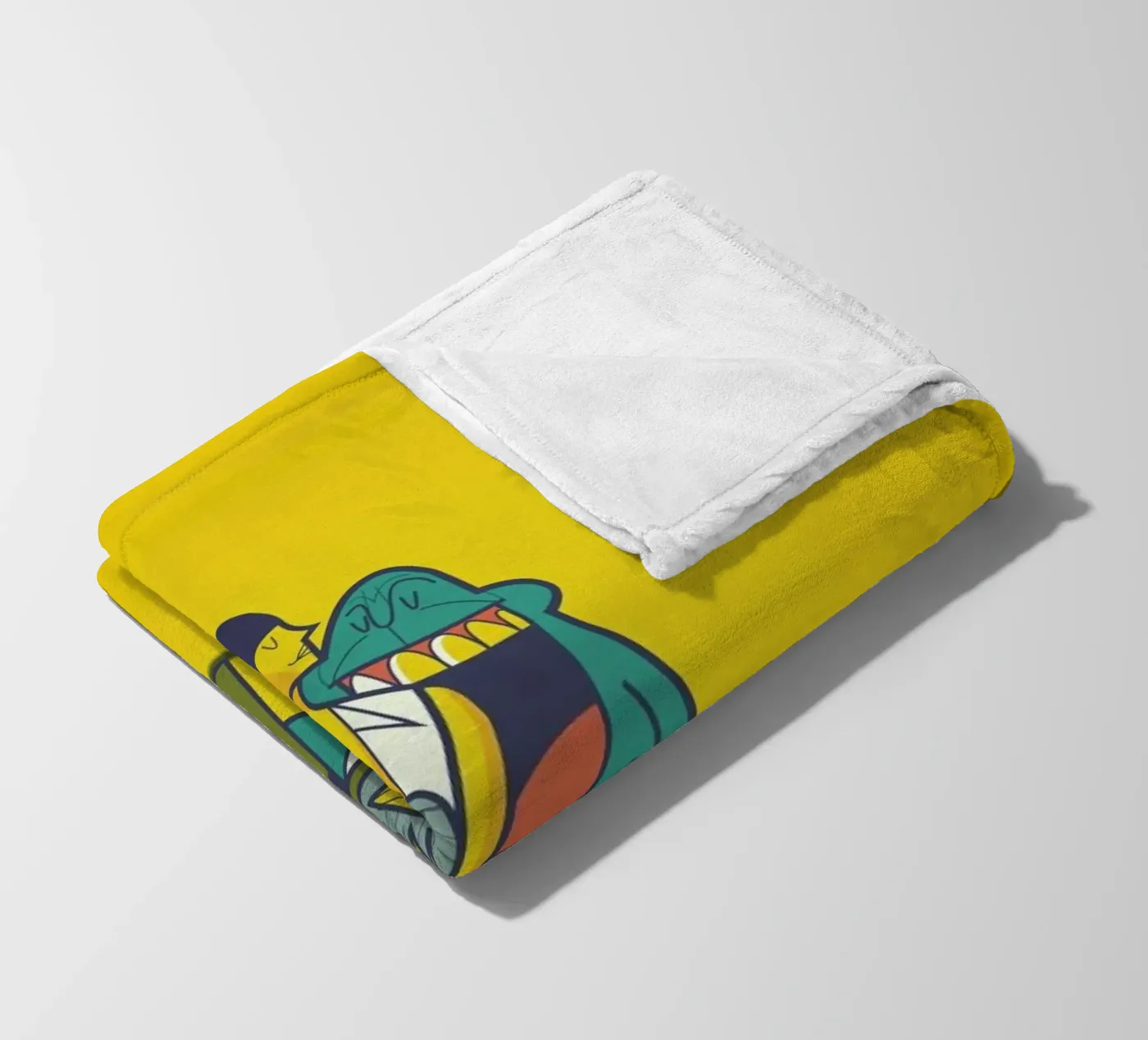 Ghost fleece blanket by Ale Giorgini