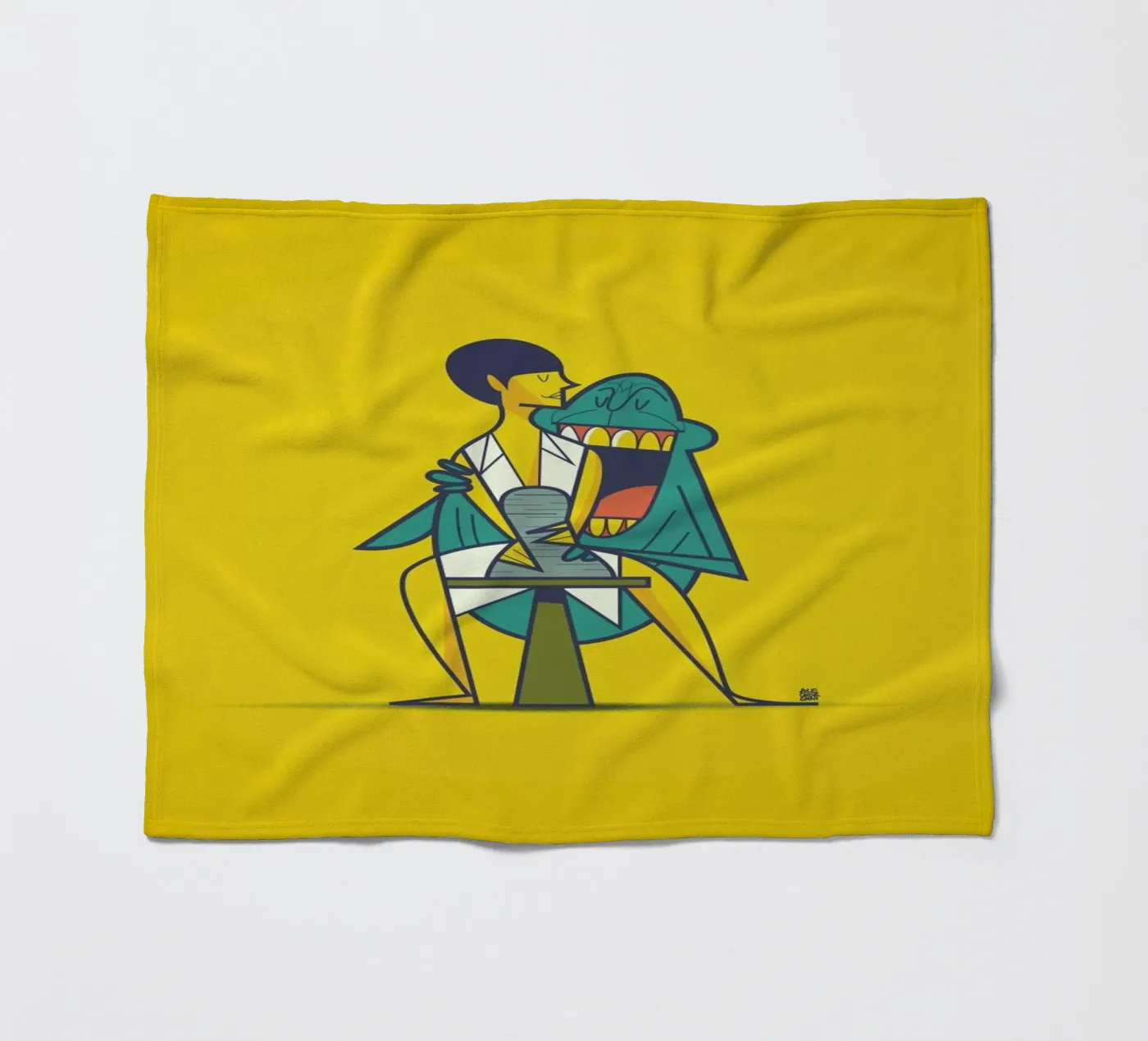 Ghost Fleecedecke von Ale Giorgini