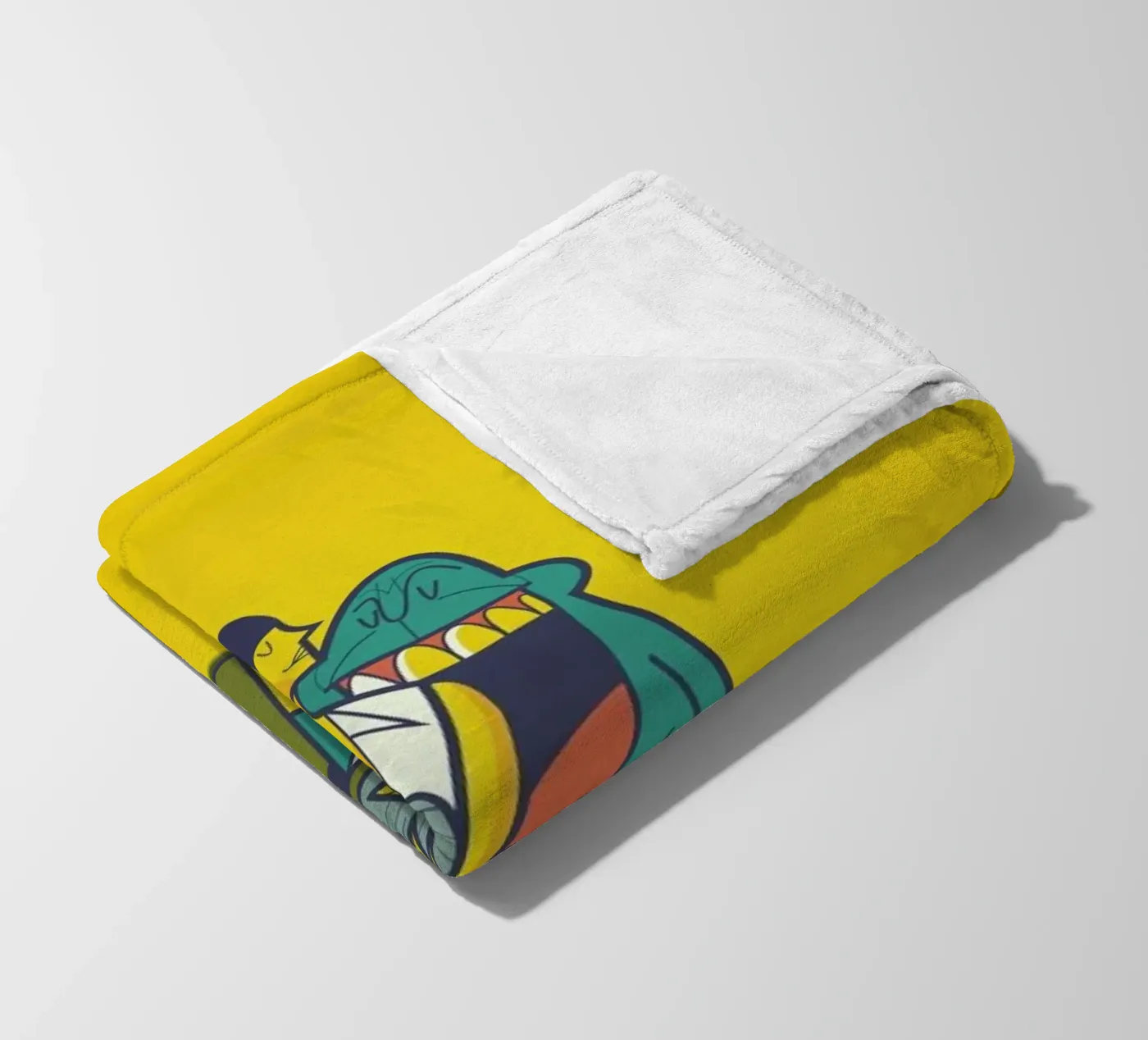 Ghost fleece blanket by Ale Giorgini