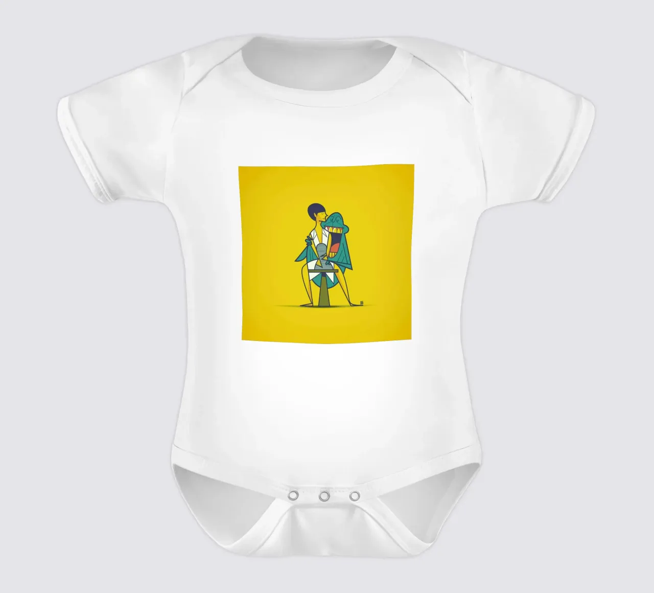 Ghost body neonato maniche corte da Ale Giorgini