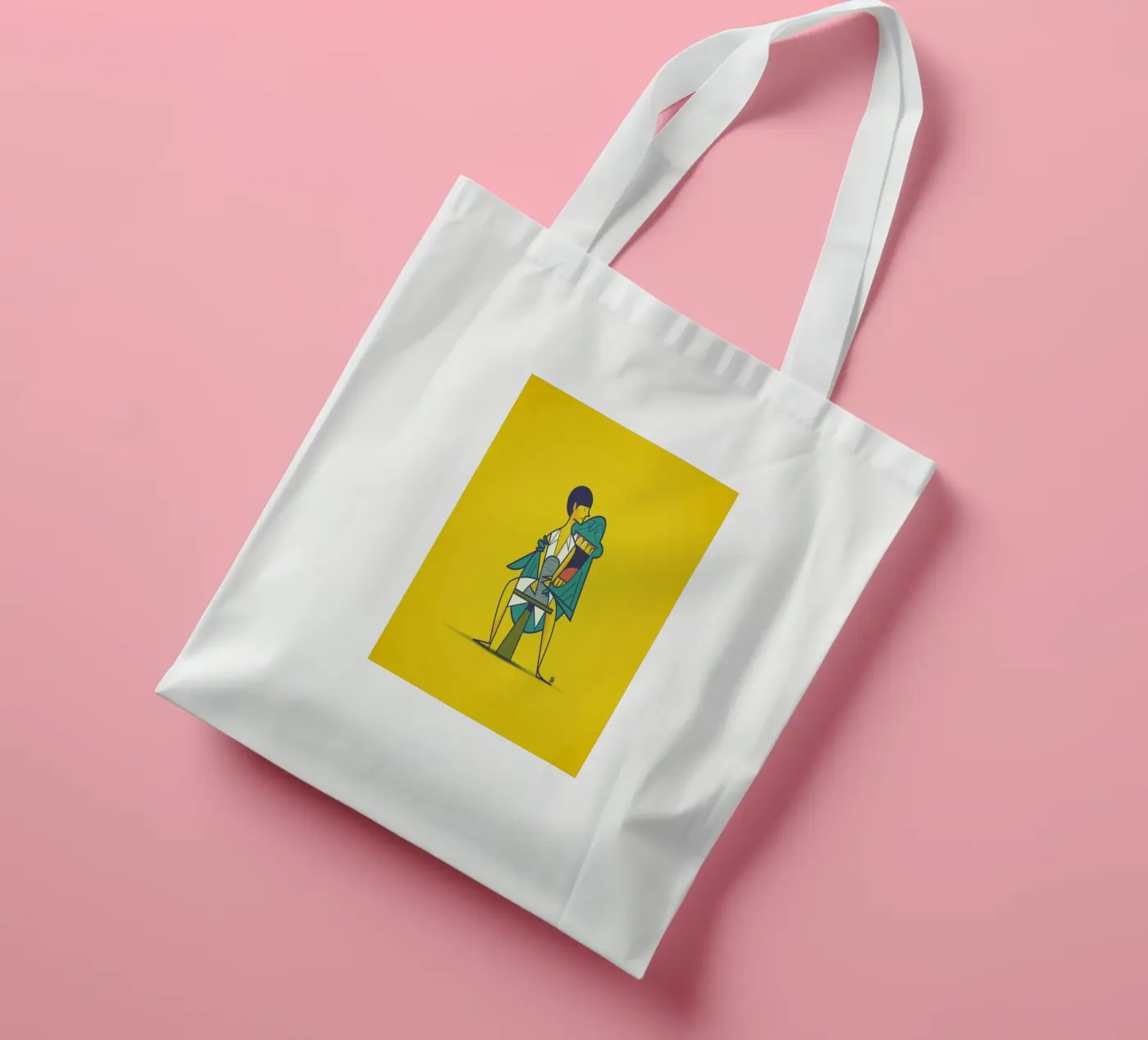 Ghost tote bag by Ale Giorgini