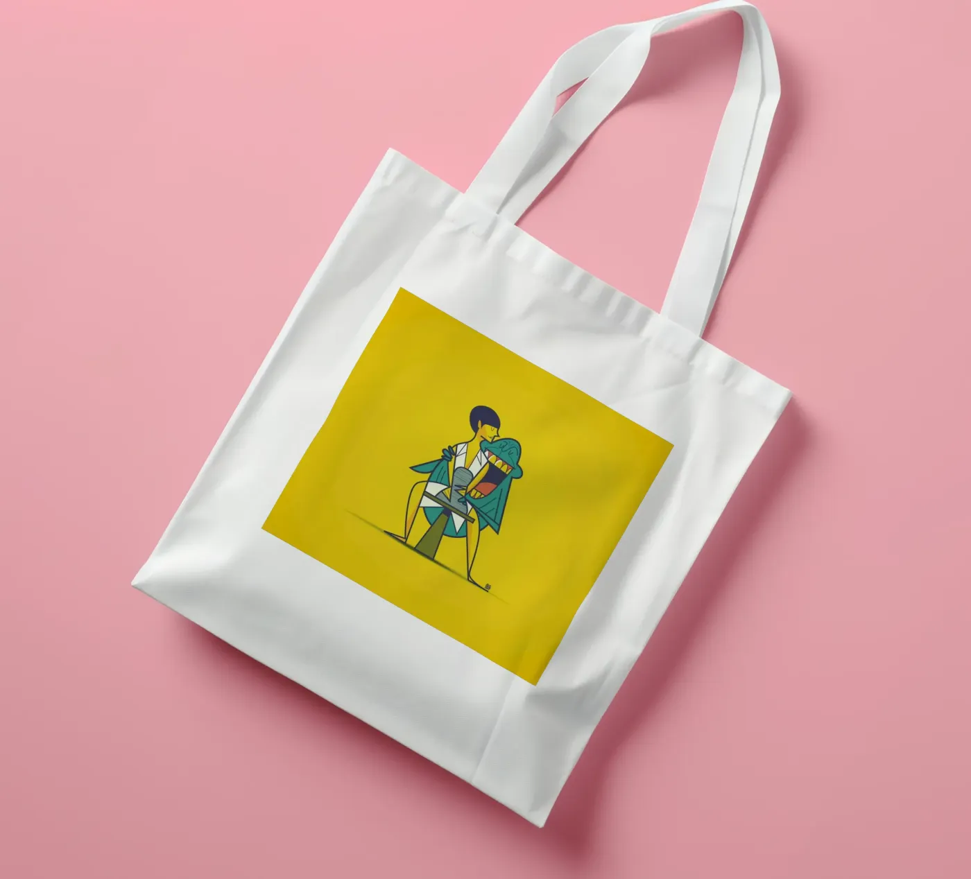 Ghost tote bag by Ale Giorgini