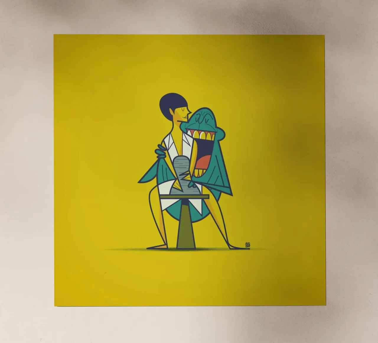 Ghost backlit film by Ale Giorgini