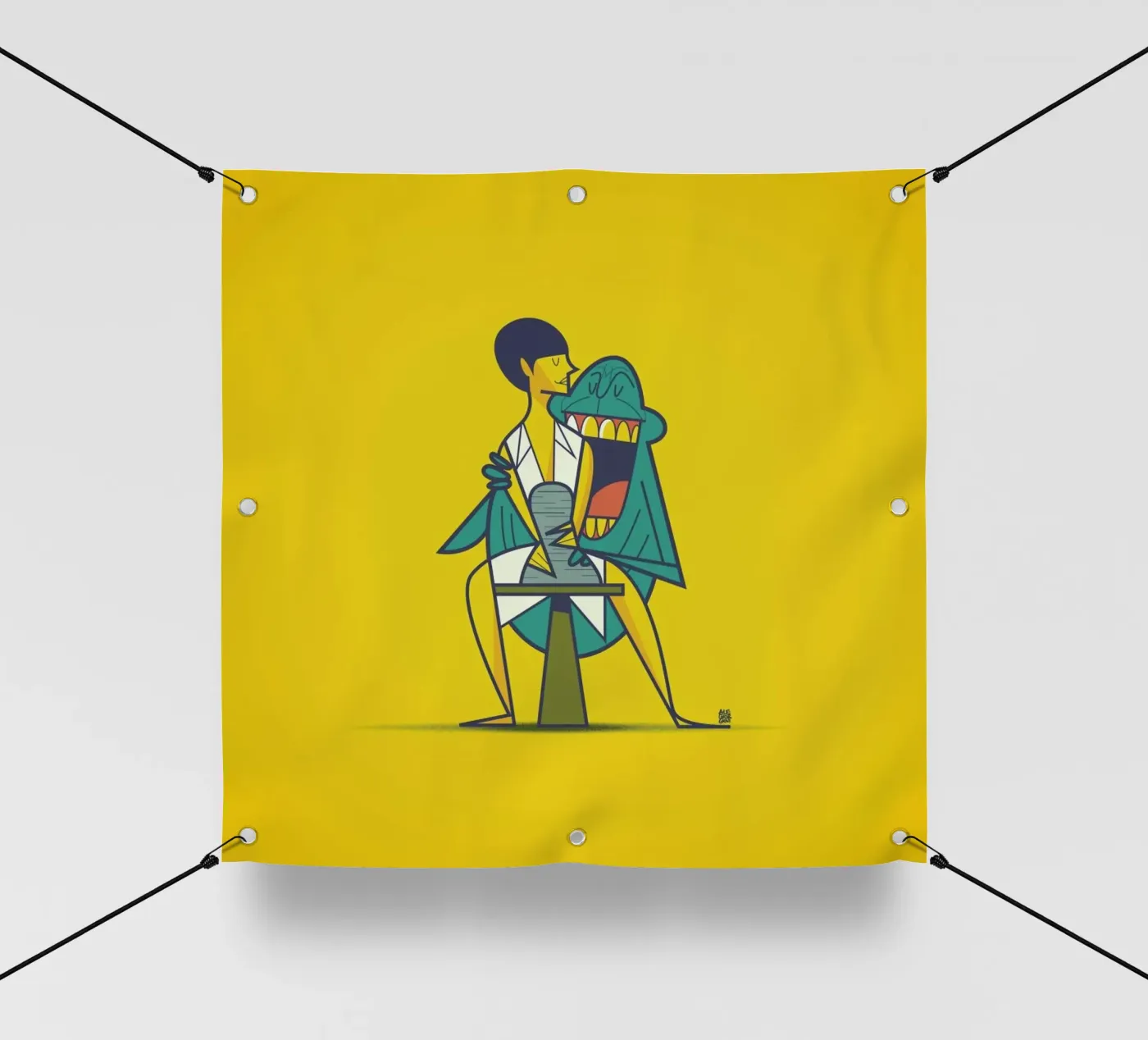 Ghost telo in pvc da Ale Giorgini